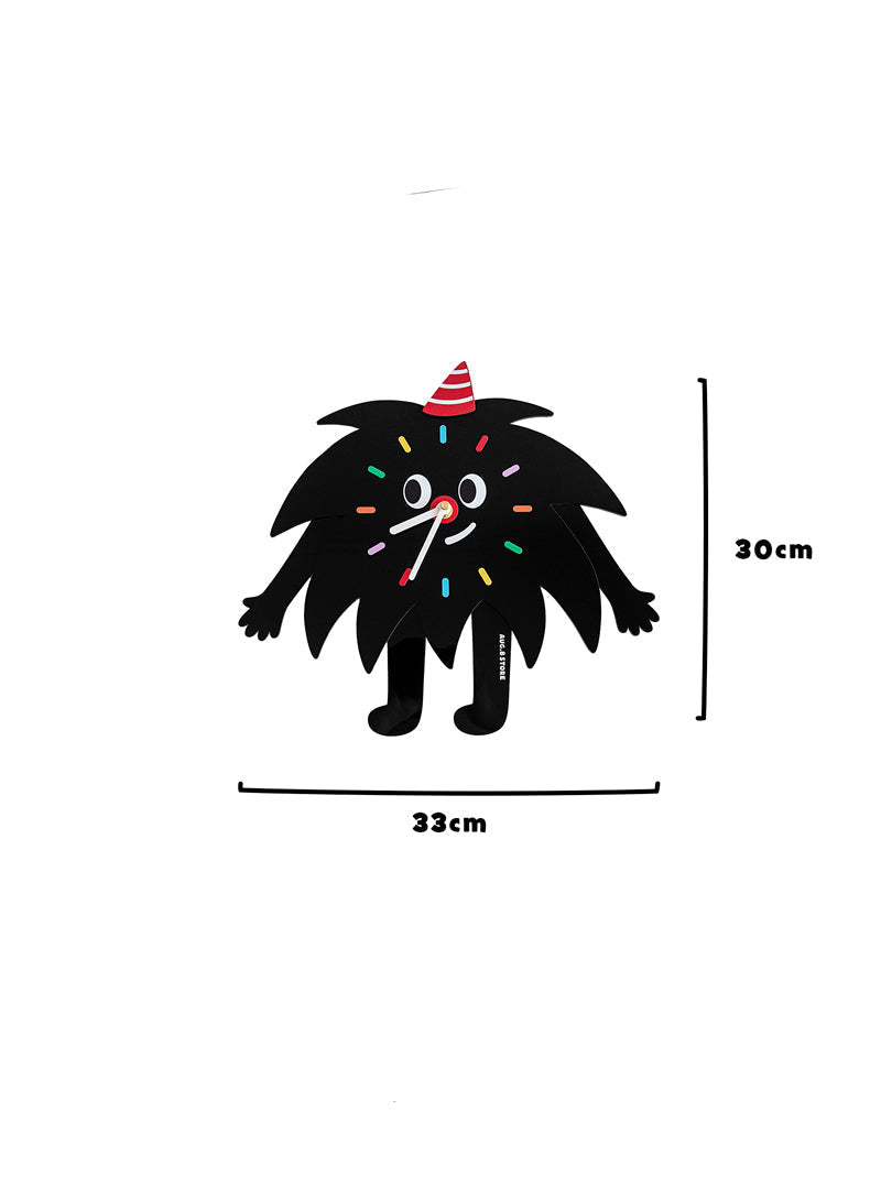 Whimsical Monster - Shaped Wall Clock, Fun Decor for Kids' Room or Playroom