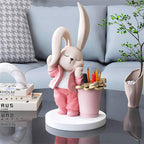 Adorable Bunny-Shaped Resin Pen Holder – Cute Desk Organizer for Pens, Pencils & Stationery