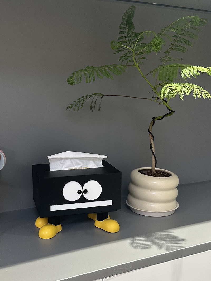 Cartoon Character Tissue Box – Fun Decorative Tissue Holder for Home, Office & Bedroom