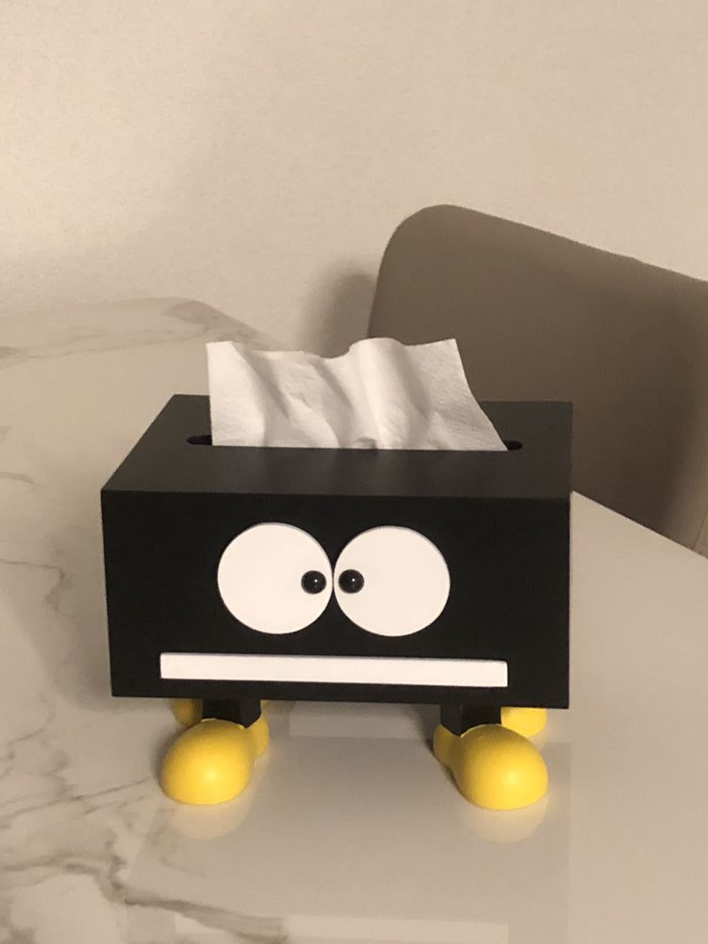 Cartoon Character Tissue Box – Fun Decorative Tissue Holder for Home, Office & Bedroom