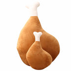 Chicken Drumstick - Shaped Plush Pillow, Cute Food - Themed Cushion