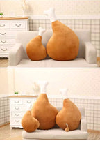 Chicken Drumstick - Shaped Plush Pillow, Cute Food - Themed Cushion