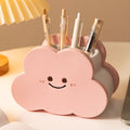 Cute Cloud Resin Pen Holder – Smiling Desk Organizer for Pens, Pencils