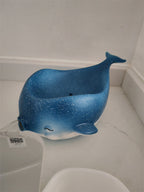 Cute Dolphin - Shaped Ceramic Soap Dish, Ocean - Themed Bathroom Soap Holder