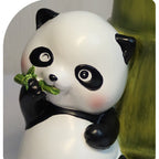 Panda Pen Holder & Desk Organizer - Adorable Bamboo-Inspired Design for Home & Office
