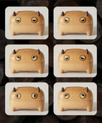 Funny Wooden Monster Tissue Box - Quirky Home & Office Decor