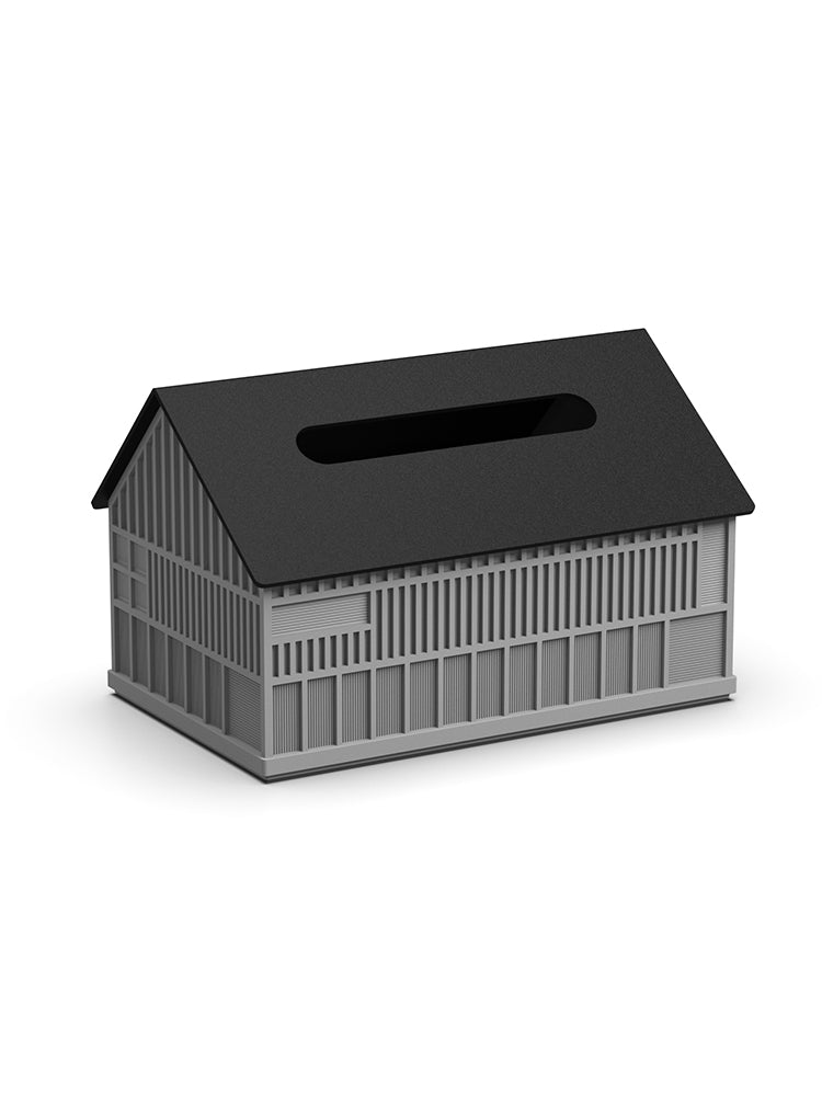 Modern Concrete House Tissue Box – Unique Cement Home Decor Tissue Holder