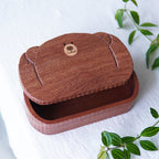 Bear - Shaped Sabili Wood Storage Box, Multi - Use Organizer for Jewelry, Tableware, and Small Items