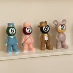 Billiard - Themed Resin Figurines , Alternative Home Decor Ideas, Personalized Gifts