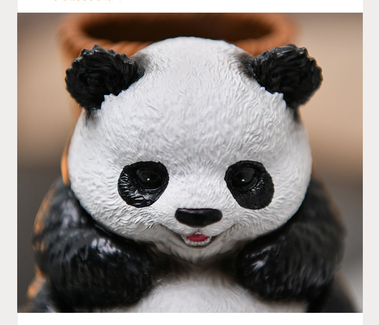 Whimsical Panda Pen Cup – Cute Animal Desktop Organizer for Study or Workspace