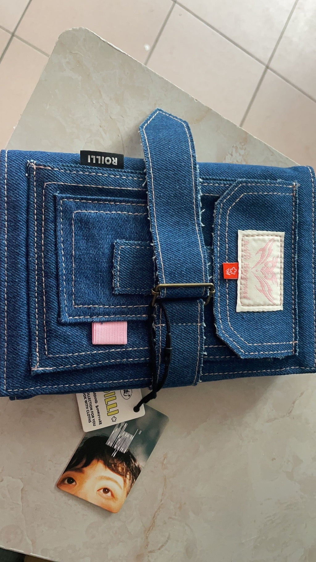 Handmade Denim Junk Journal, Unique Scrapbook for Memory Keeping