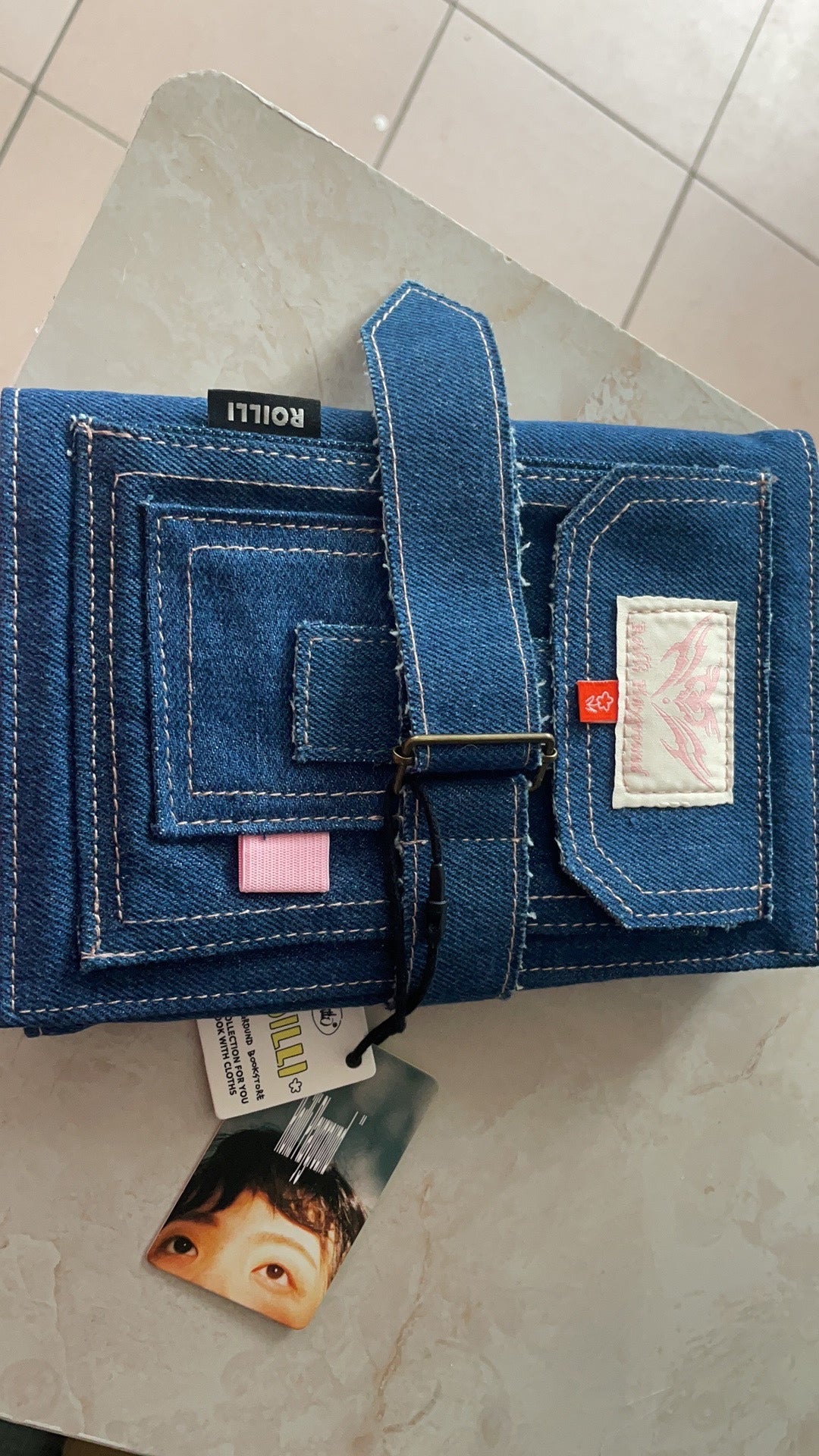 Handmade Denim Junk Journal, Unique Scrapbook for Memory Keeping