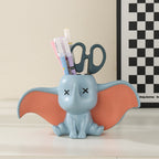 Elephant - Resin Pen Holder, Cute Animal Office Desk Organizer