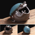 Frog - Shaped Ceramic Ashtray, Cute Animal - Themed Cigarette Ashtray