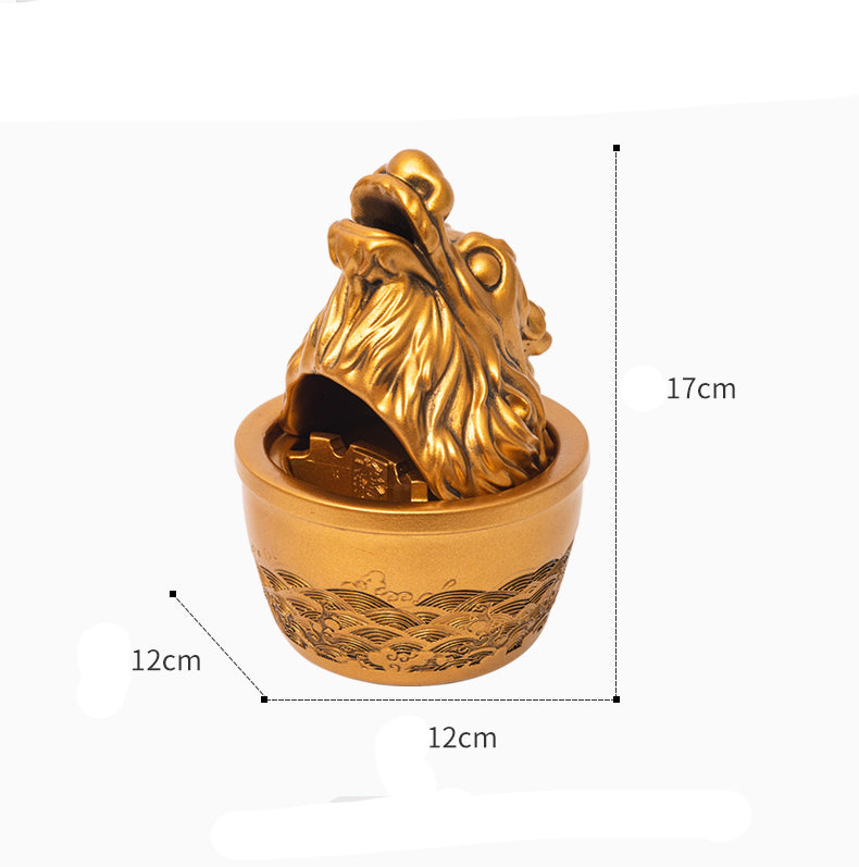 Mythical Creature - Shaped Ashtray, Decorative Smoking Accessory for Desk