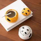 Panda - Shaped Ceramic Ashtray, Cute Animal - Themed Cigarette Ashtray