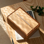Modern Wood Tissue Box,for Living Room, Bedroom & Office