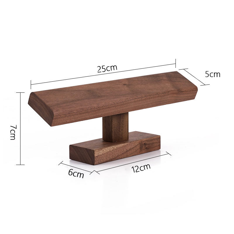 Wooden Watch Display Stand, T - Bar Watch Holder for Bracelet and Watch Organization