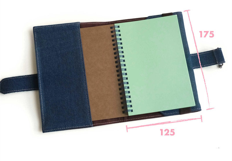 Handmade Denim Junk Journal, Unique Scrapbook for Memory Keeping