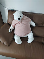 Corduroy Bear Plush Toys - Brown Bear and White Polar Bear Stuffed Animals