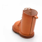 Cowhide Leather Boot - Shaped Pen Holder, Unique Desk Organizer