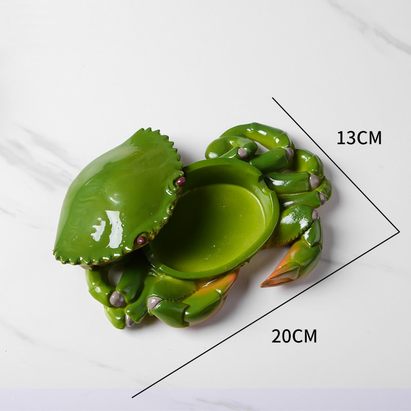 Crab-Shaped Ashtray – Unique Ocean-Inspired Smoking Accessory & Home Decor