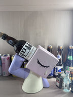 Cute Cartoon - Style Wine Bottle Holder, Whimsical Resin Wine Rack for Home Decor