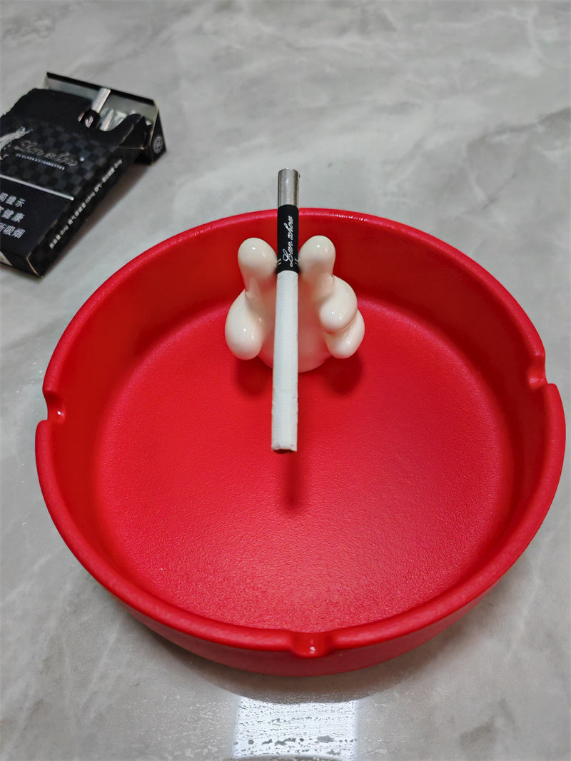 Creative "Peace Sign" Hand Ashtray, Funny Decorative Cigarette Ashtray
