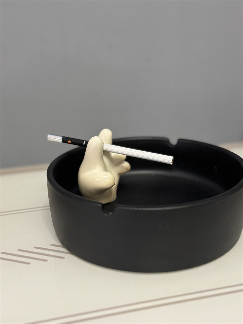 Creative "Peace Sign" Hand Ashtray, Funny Decorative Cigarette Ashtray