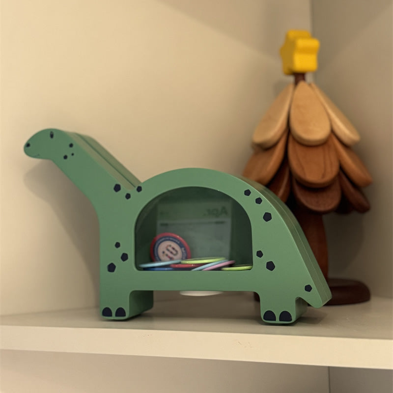 Cute Animal - Shaped Coin Banks  (Fox & Dinosaur), Kids' Money Saving Boxes
