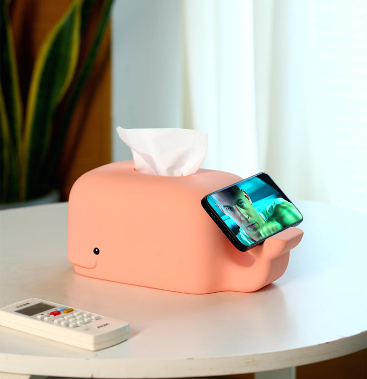 Silicone Whale Tissue Box , Cute Animal-shaped Tissue Holder