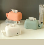 Silicone Whale Tissue Box , Cute Animal-shaped Tissue Holder