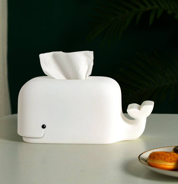 Silicone Whale Tissue Box , Cute Animal-shaped Tissue Holder