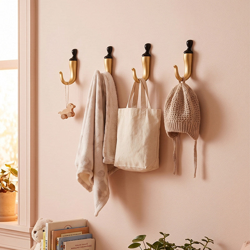 Cute Chili Pepper Shaped Resin Wall Hook , Multi-Color Wall Decorative Coat Hook for Home & Room