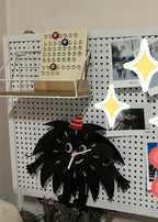 Whimsical Monster - Shaped Wall Clock, Fun Decor for Kids' Room or Playroom