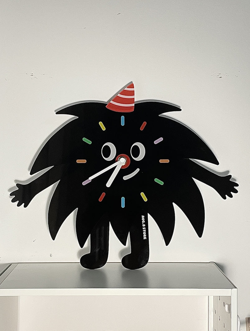 Whimsical Monster - Shaped Wall Clock, Fun Decor for Kids' Room or Playroom