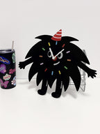 Whimsical Monster - Shaped Wall Clock, Fun Decor for Kids' Room or Playroom