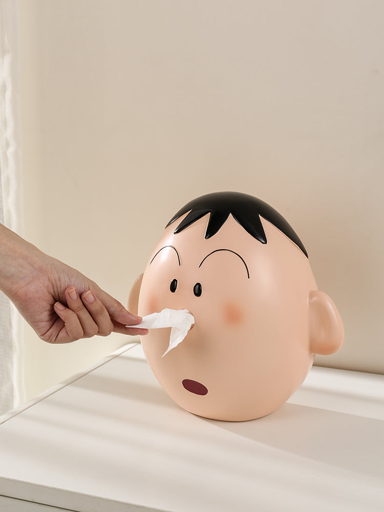 Cartoon Character - Shaped Wall - Mounted Tissue Box, Fun Facial Tissue Holder
