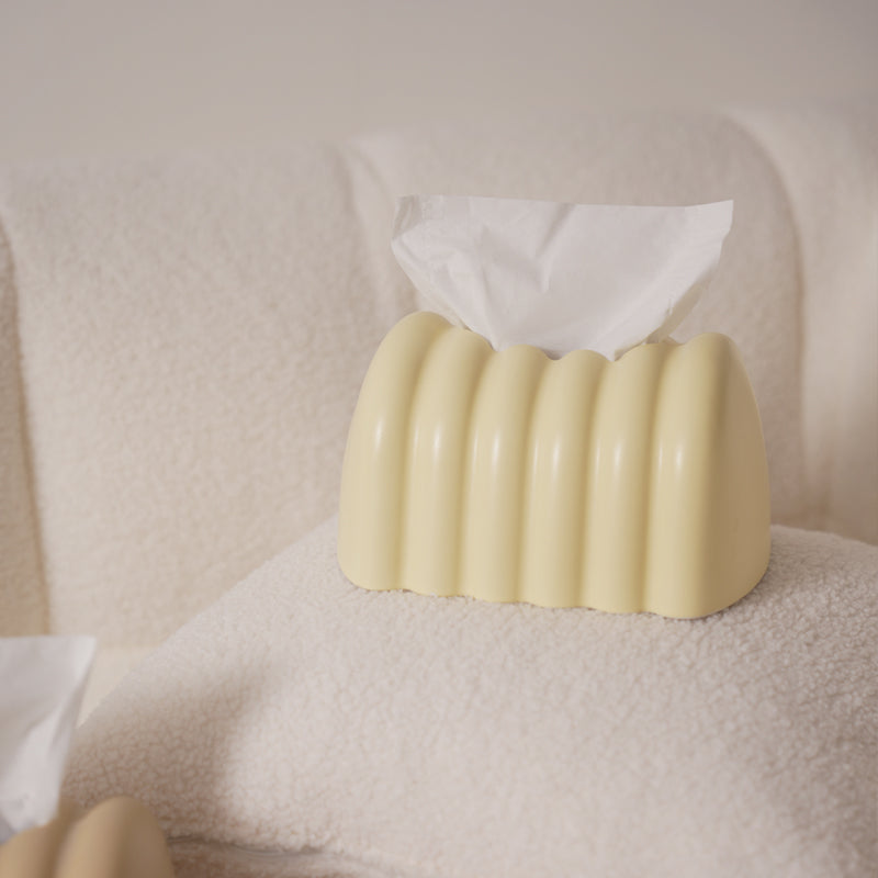 Ceramic Chocolate Tissue Box,for Kitchen, Living Room & Office Decor