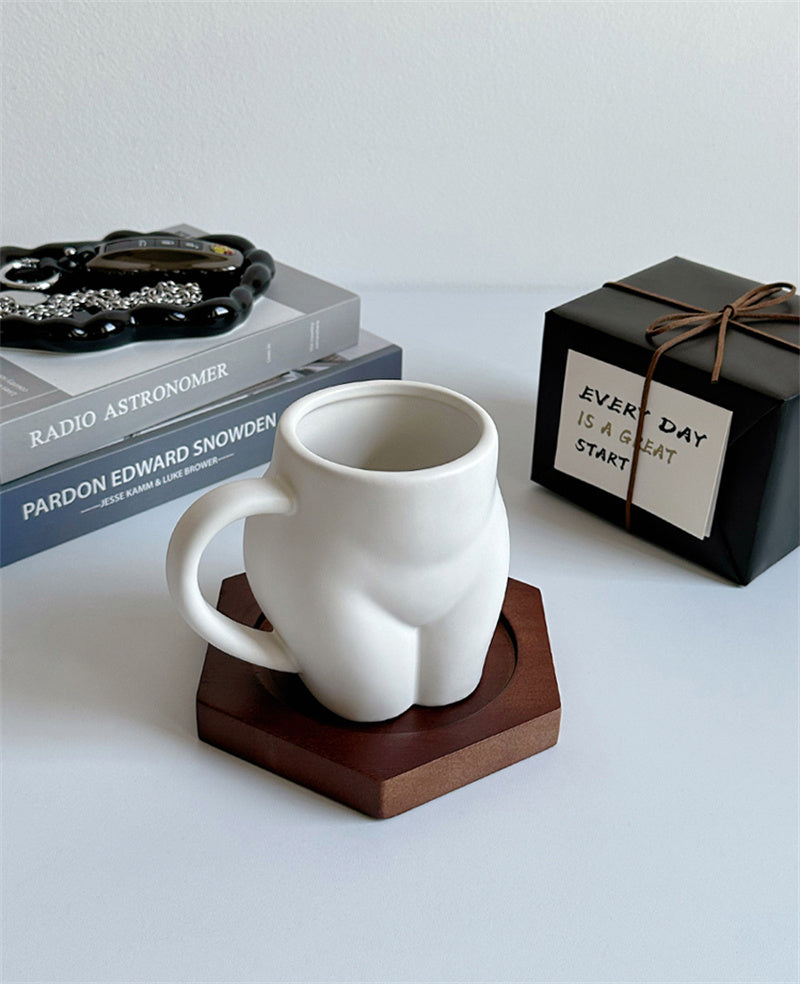 Novelty Body - Shaped Ceramic Mugs, Funny Coffee/Tea Cups for Home & Office