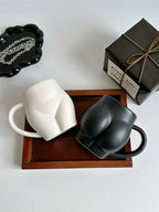 Novelty Body - Shaped Ceramic Mugs, Funny Coffee/Tea Cups for Home & Office