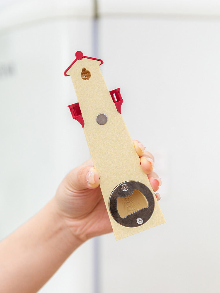 Novelty Lighthouse Bottle Opener – Magnetic Fridge Decor & Beer Opener