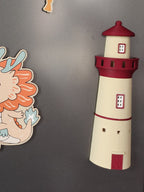 Novelty Lighthouse Bottle Opener – Magnetic Fridge Decor & Beer Opener
