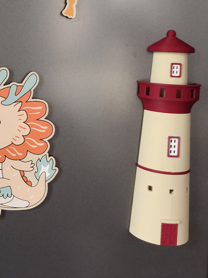 Novelty Lighthouse Bottle Opener – Magnetic Fridge Decor & Beer Opener