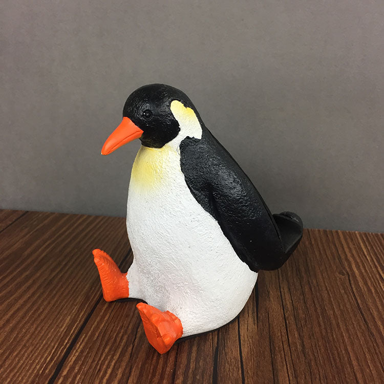 Cute Resin Penguin Phone & iPad Stand, Animal - Shaped Tablet & Cell Phone Holder