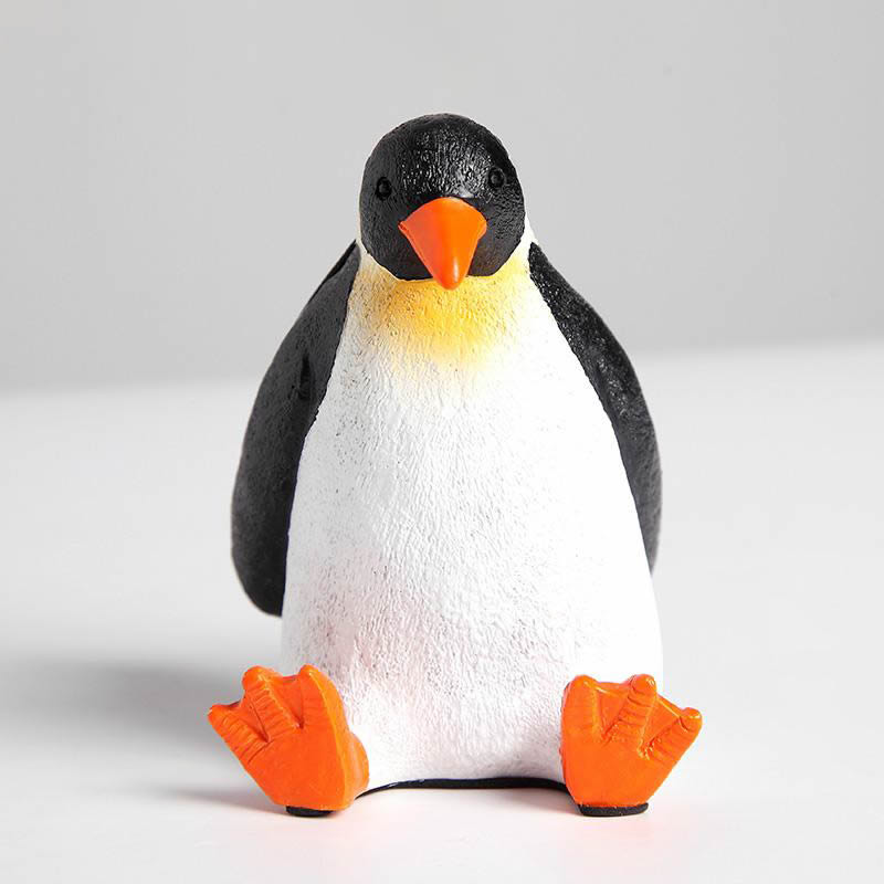 Cute Resin Penguin Phone & iPad Stand, Animal - Shaped Tablet & Cell Phone Holder