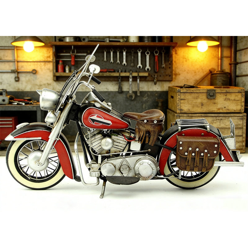 Rev Up Your Space: Vintage Motorcycle Model Decor – A Ride for Your Shelves