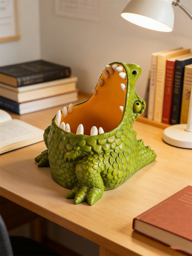 Tame Your Desk Chaos: Meet the Fiercely Cute Dinosaur Pen Holder