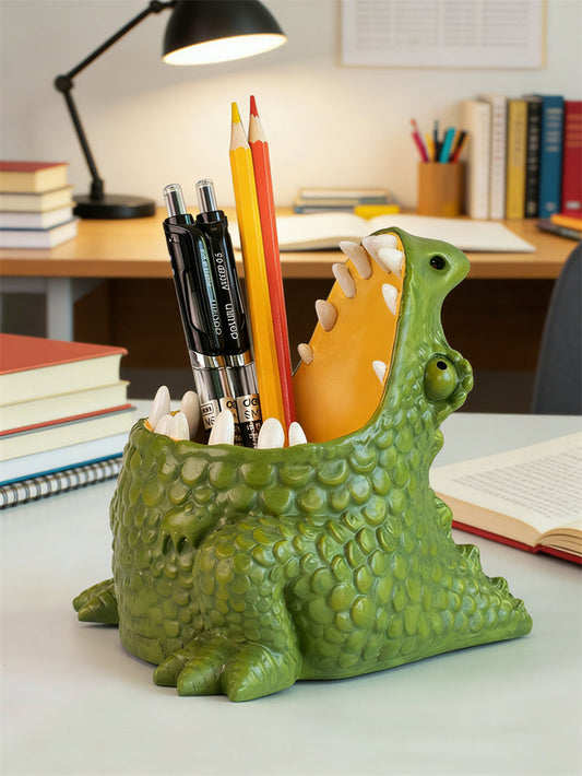 Tame Your Desk Chaos: Meet the Fiercely Cute Dinosaur Pen Holder
