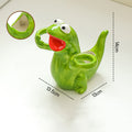 Whimsical Frog Toothbrush Holder & Stand - Cute Ceramic Animal Electric Toothbrush - Funny Bathroom Vanity Decor